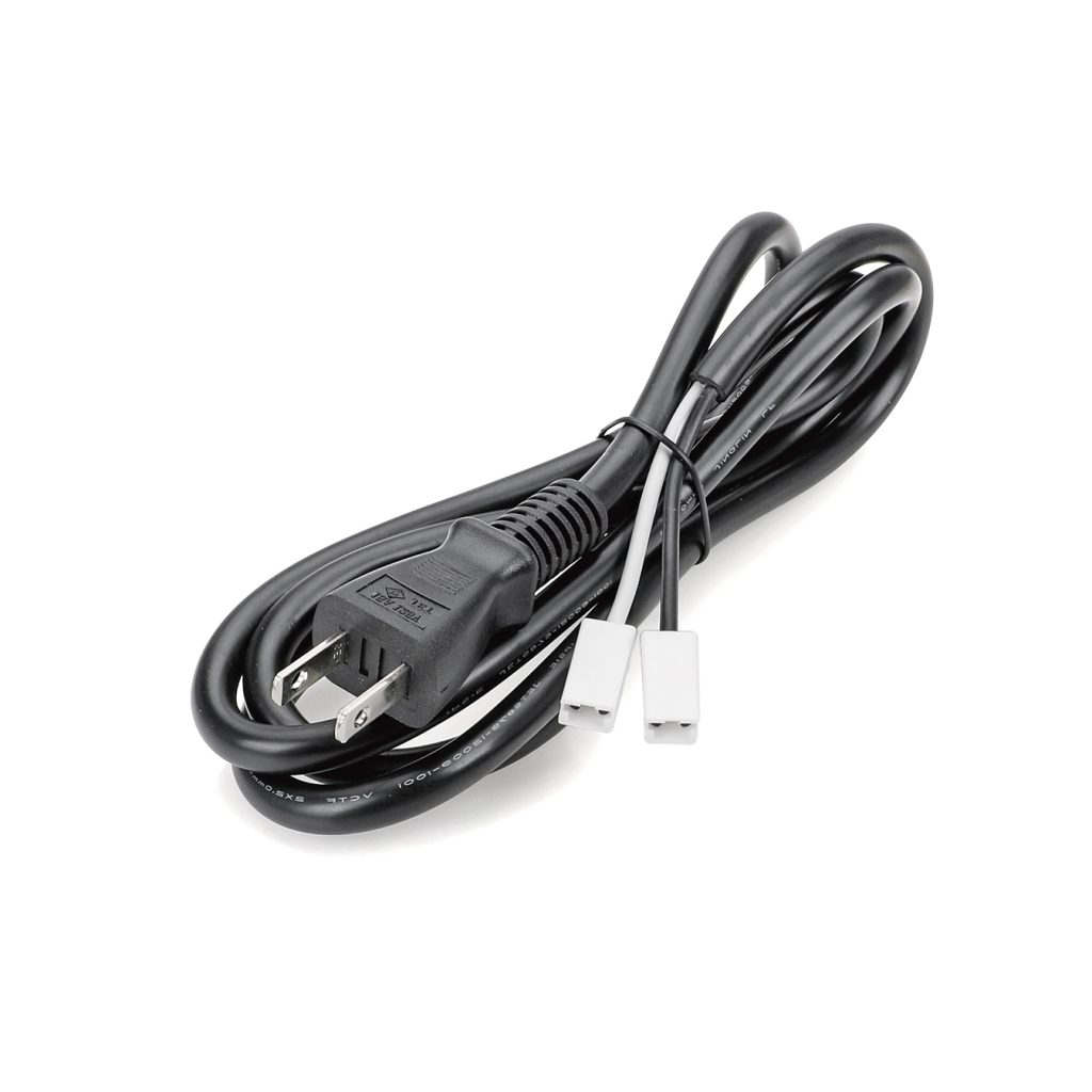NEMA 1-15P AC Power Cord to Dual 2-Pin Connector Cable Assembly