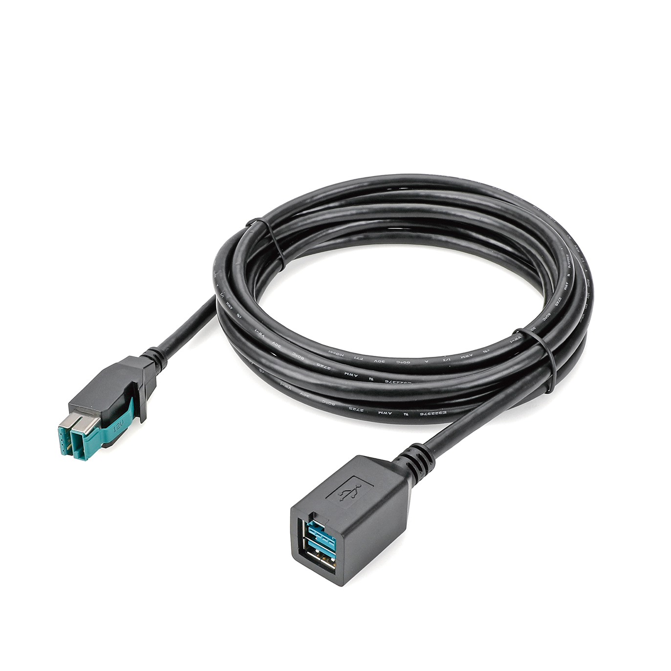 Overmolded hybrid data harnesses