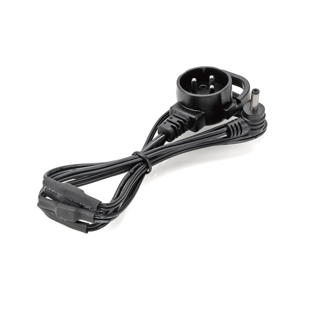 3-Pin Circular Power Connector to Right-Angle Male DC Plug Cable Assembly for LED