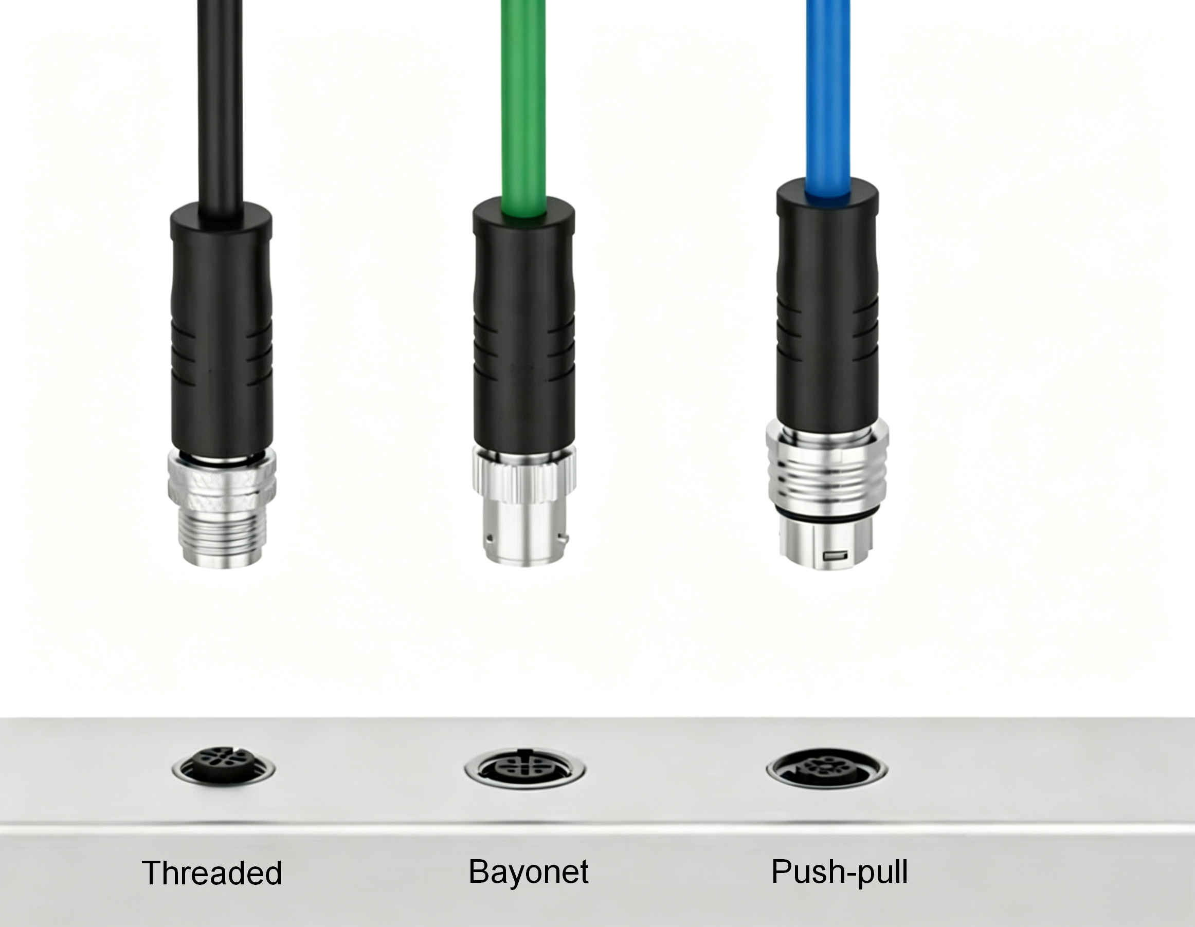 Threaded, Bayonet, or Push-Pull? Preventing Costly Downtime with the Right Connector Locking Mechanism