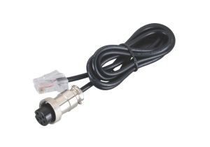 UL 5 Pin Circular Aviation Metal Connector to RJ45 Network Interface Cable Assembly
