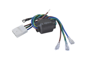 UL Custom 3-Pin Automotive Wire Harness with Ferrite Core Filters