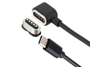 Waterproof overmolded pogo cables