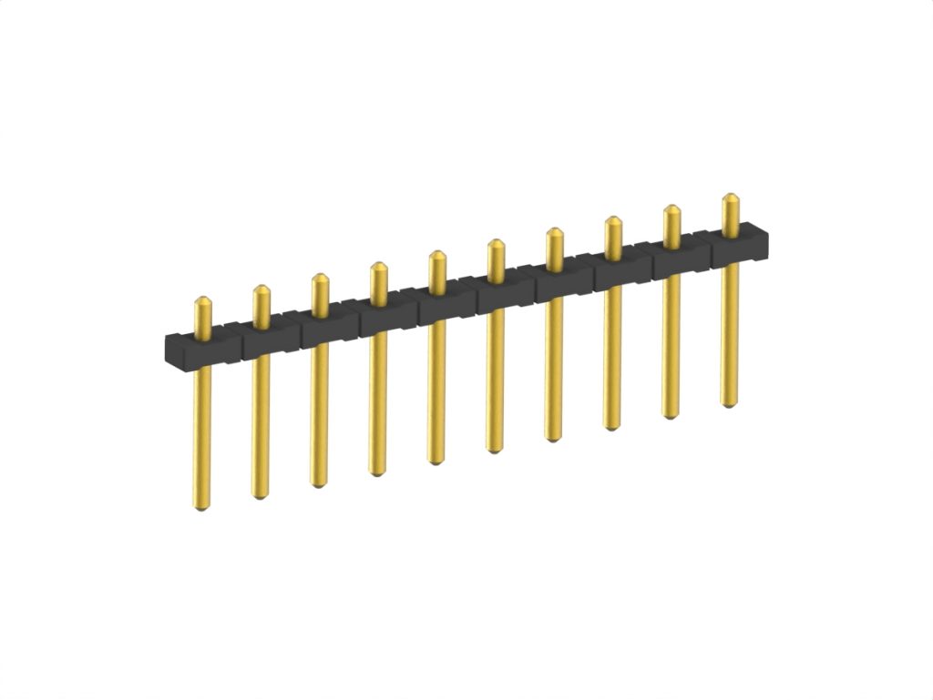 5.00mm Pitch Vertical Male Pin Header Connector for Industrial Inverters and High-Power Supply Control Modules