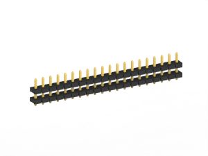 5.08mm Pitch Dual-Insulator Vertical Male Pin Header Connector for Industrial PLCs