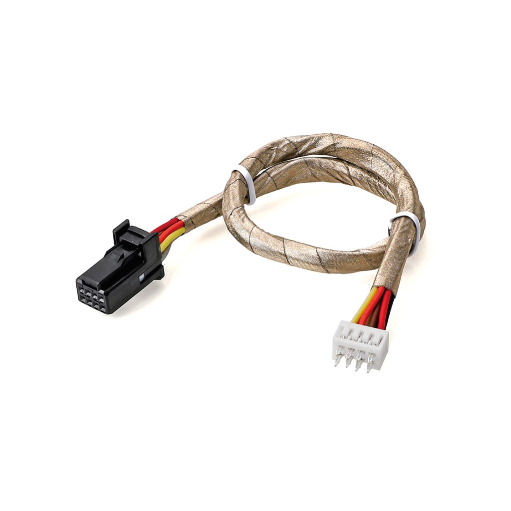 High-Temperature Heat-Shielded Wire Harness with Metallic Cloth Wrap for Extreme Engine Compartment Thermal Protection