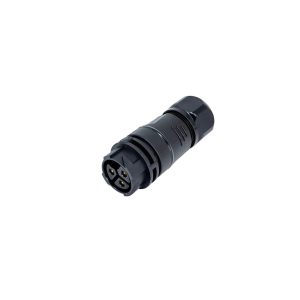 M25 3-Pin Self-Locking Waterproof Circular Connector | Screw-Lock IP67 Panel Mount Plug