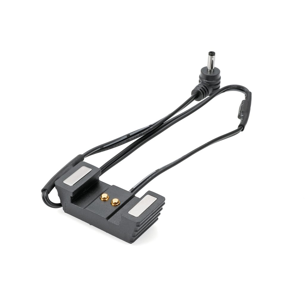 Custom 2-Pin Magnetic Pogo Pin Power Charging Cable Assembly with Molded DC Jack for Smart Wearables