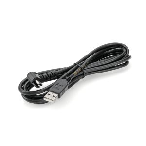 90-Degree Right-Angle USB Type-C to Straight USB 2.0 Male Data Sync Cable for Shallow Industrial Enclosures and Handheld Terminals