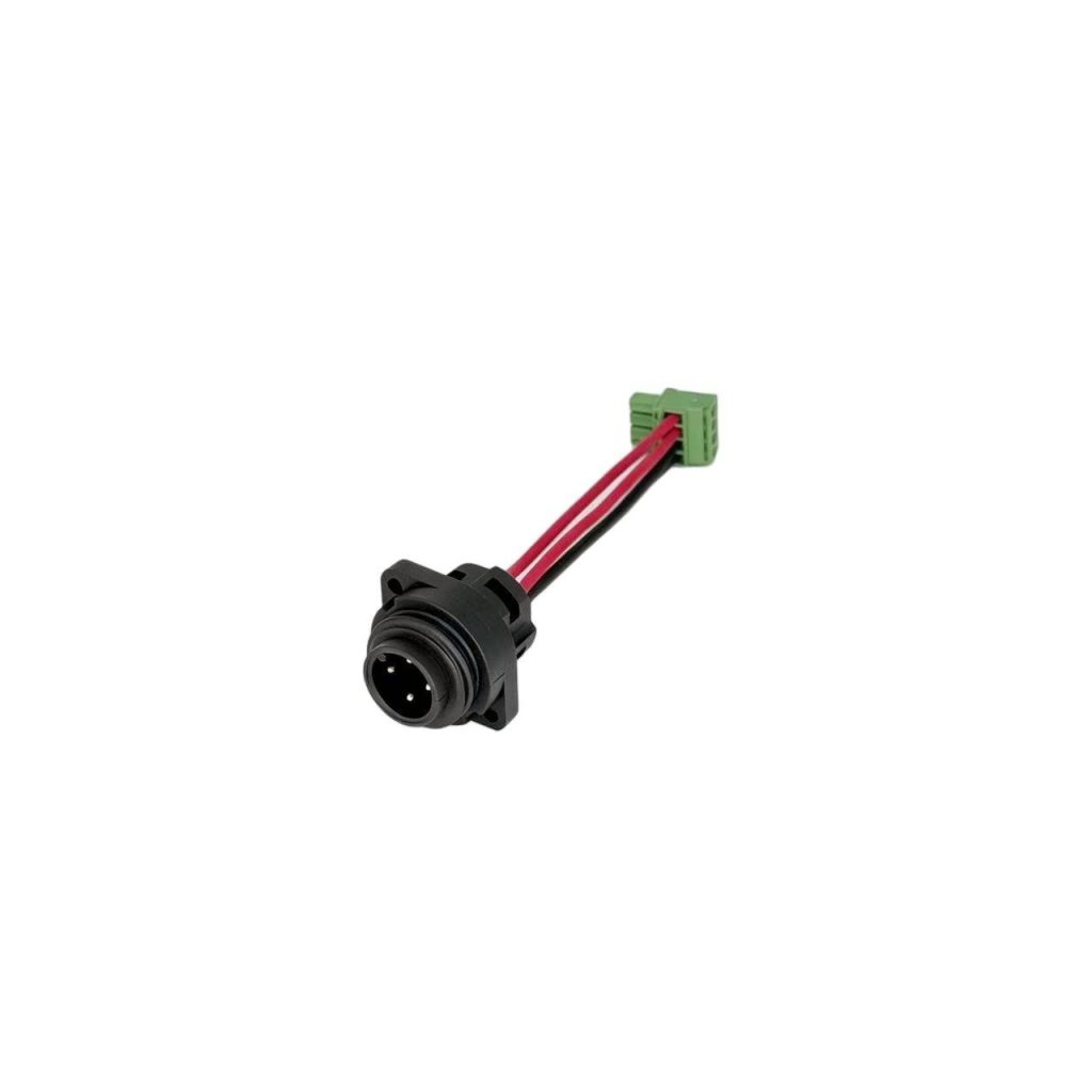 W22 4-Pin Industrial Socket with 3.5mm Pitch Terminal Block for Industrial Automation Controls & PLC Power Distribution