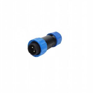 SP20 2-Pin Male Field Assembly Waterproof Cable Plug for Robotic Lawn Mower Charging Systems, Marine Electronics, and Outdoor LED Floodlights