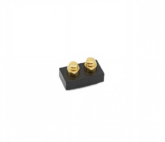 2-Pin 2.54mm Pitch 7.75mm Height SMT Spring-Loaded Pogo Pin Connector for Smart Wearables, Medical Monitoring Devices, and Magnetic Charging Docks