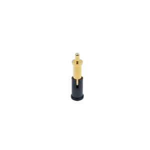 Ultra-Slim Spring Loaded Pogo Pin Connector with Plastic Sleeve (PG2.5 x 10.0H) for Smart Wearables, Medical Diagnostics, and Magnetic Charging Docks
