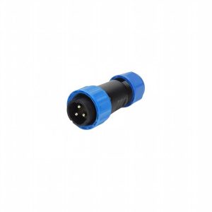 SP20 3-Pin Male Field Assembly Waterproof Cable Connector Plug for Stage Lighting Rigs, Outdoor LED Displays, and Event Power Distribution