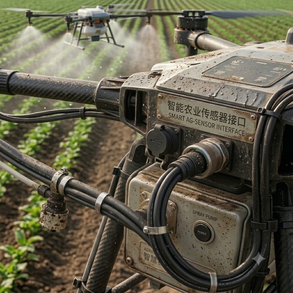 Waterproof Connector Design for Agricultural Electronics & Drones: Dust, Mud, and Chemical Resistance