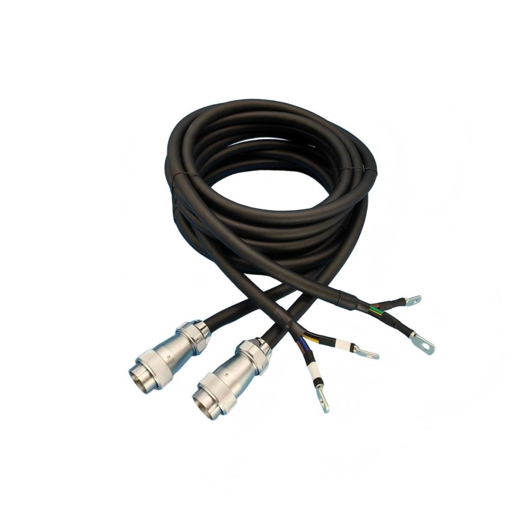 Custom Liquid Cooling Circular Connector Cable Harness with Ring Lug Terminals