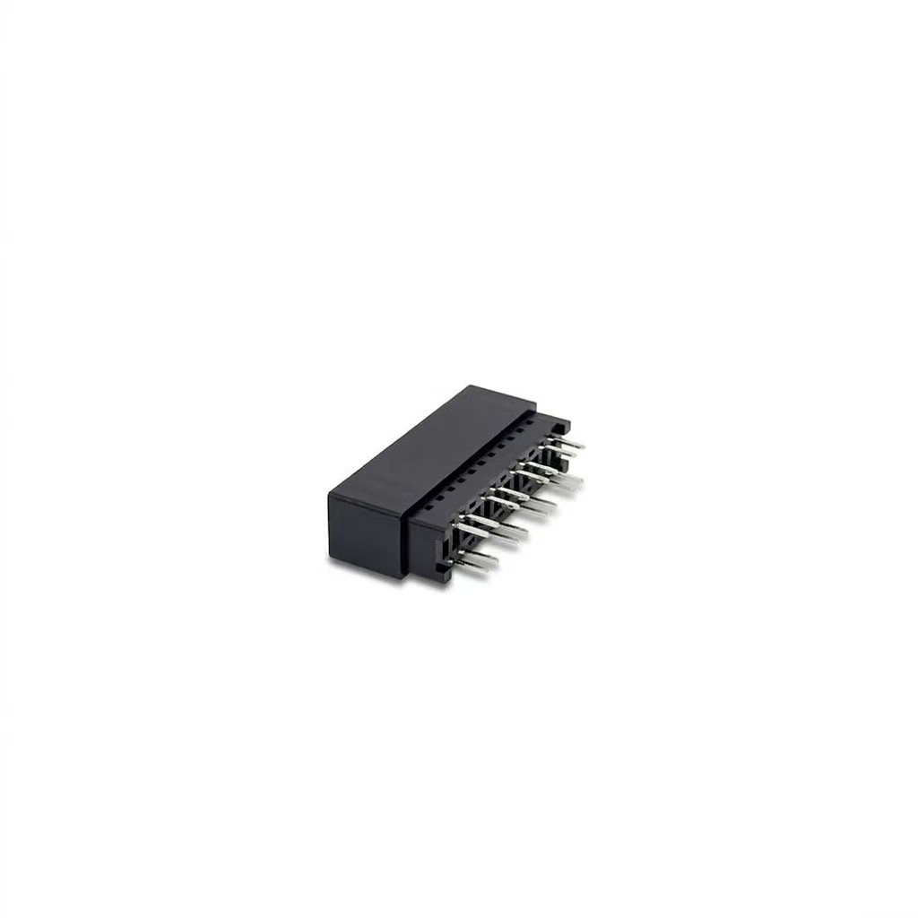Customzed 2.54mm 0.100” Pitch Edge Card Slot Connector PCB Mount Header for Server Expansion Modules, Industrial Control Boards, and Automotive ECUs