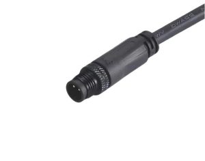 CNC Machine Tools, Industrial Sensors, and Robotic Automation M8 2-8pin Male Overmolded Waterproof Cable Connector with Oil-Resistant PUR Cable
