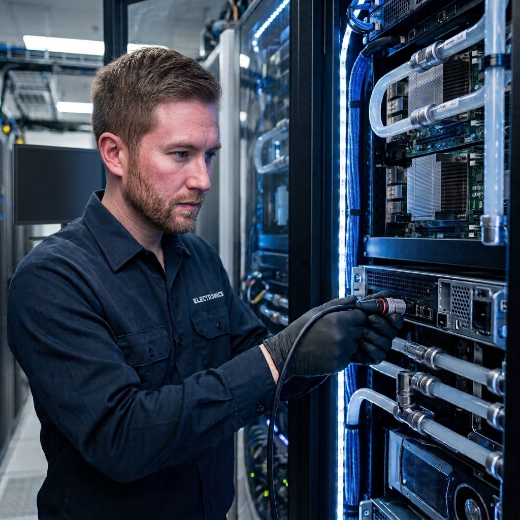 Powering Next-Gen AI Clusters: Advanced Waterproof Cable Assemblies for Liquid-Cooled Server Racks